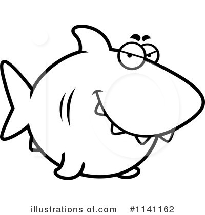 Royalty-Free (RF) Shark Clipart Illustration by Cory Thoman - Stock Sample #1141162