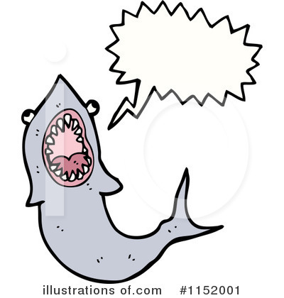 Royalty-Free (RF) Shark Clipart Illustration by lineartestpilot - Stock Sample #1152001