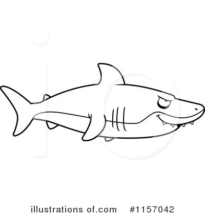 Shark Clipart #1157042 by Cory Thoman