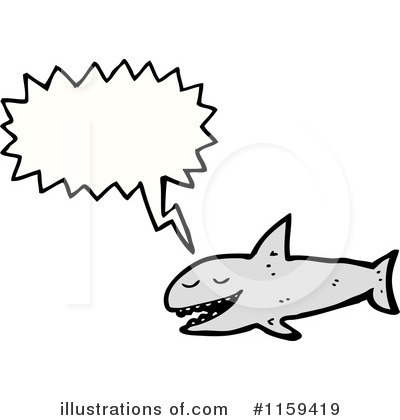 Royalty-Free (RF) Shark Clipart Illustration by lineartestpilot - Stock Sample #1159419