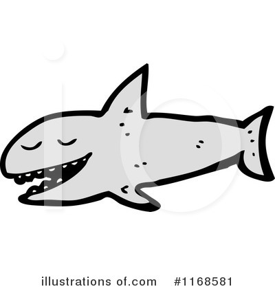 Royalty-Free (RF) Shark Clipart Illustration by lineartestpilot - Stock Sample #1168581