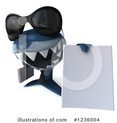 Shark Businessman Clipart #1236004 by Julos