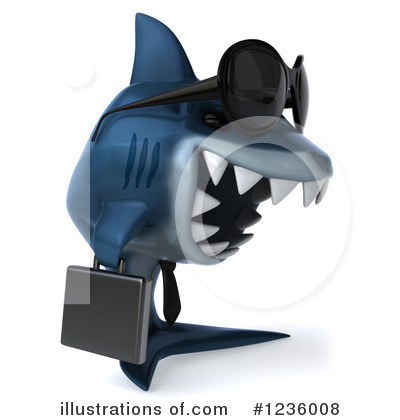 Shark Businessman Clipart #1236008 by Julos