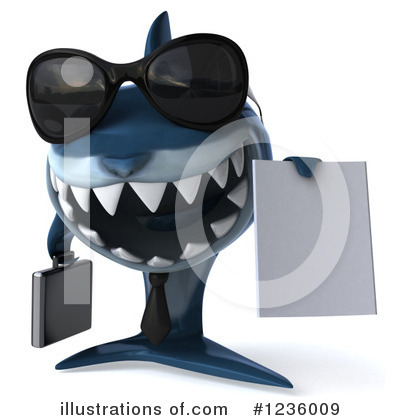 Shark Businessman Clipart #1236009 by Julos