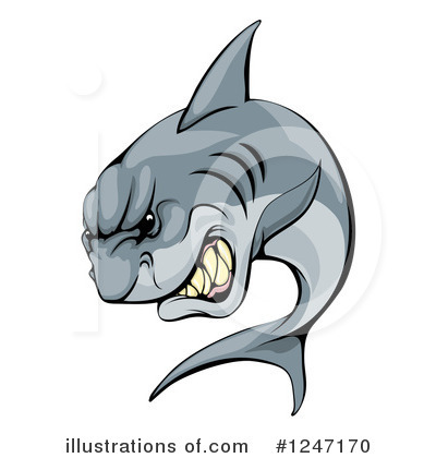 Shark Clipart #1247170 by AtStockIllustration