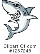 Shark Clipart #1267248 by Vector Tradition SM