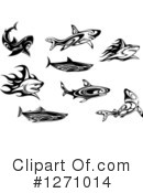 Shark Clipart #1271014 by Vector Tradition SM