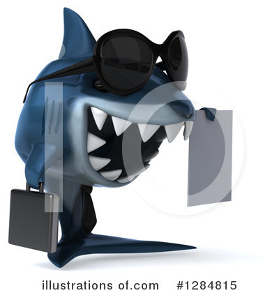 Shark Businessman Clipart #1284815 by Julos
