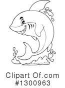 Shark Clipart #1300963 by visekart