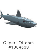 Shark Clipart #1304633 by Vector Tradition SM
