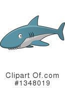 Shark Clipart #1348019 by Vector Tradition SM