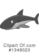 Shark Clipart #1348020 by Vector Tradition SM