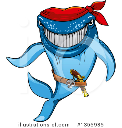 Shark Clipart #1355985 by Vector Tradition SM