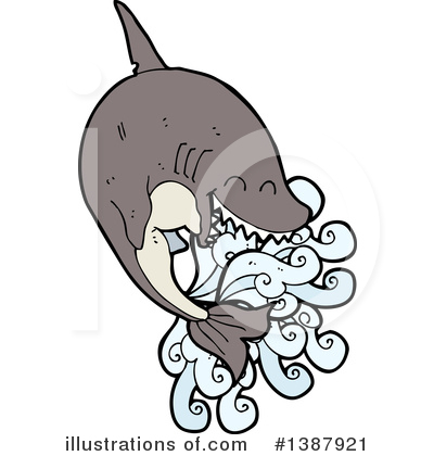 Royalty-Free (RF) Shark Clipart Illustration by lineartestpilot - Stock Sample #1387921
