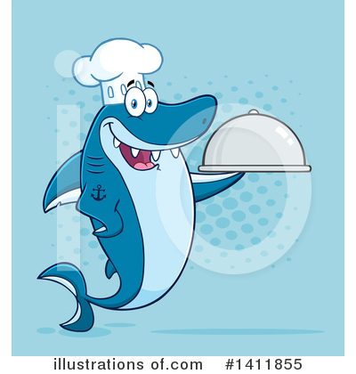 Shark Clipart #1411855 by Hit Toon