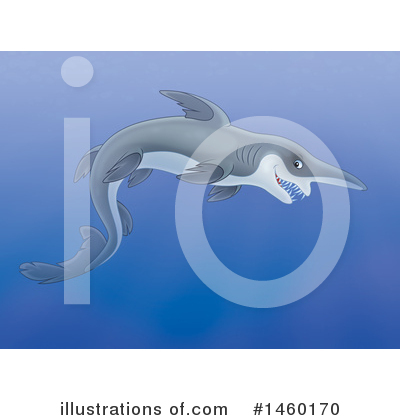 Royalty-Free (RF) Shark Clipart Illustration by Alex Bannykh - Stock Sample #1460170