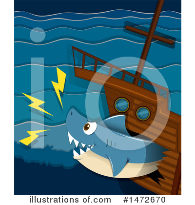 Shark Clipart #1472670 by Graphics RF