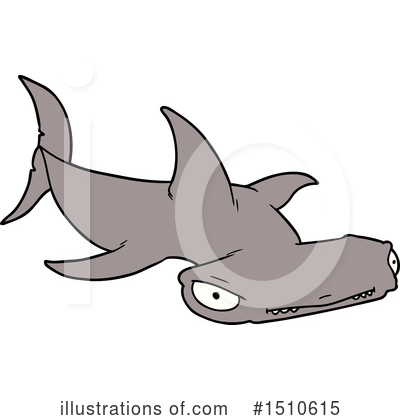 Royalty-Free (RF) Shark Clipart Illustration by lineartestpilot - Stock Sample #1510615