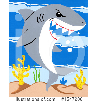 Royalty-Free (RF) Shark Clipart Illustration by LoopyLand - Stock Sample #1547206