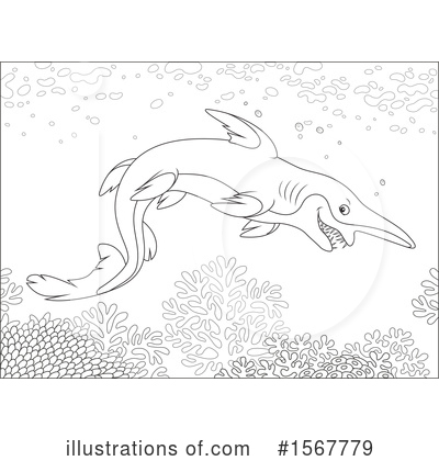 Royalty-Free (RF) Shark Clipart Illustration by Alex Bannykh - Stock Sample #1567779