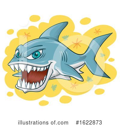 Shark Clipart #1622873 by Domenico Condello