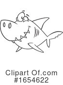 Shark Clipart #1654622 by toonaday