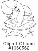 Shark Clipart #1660562 by visekart