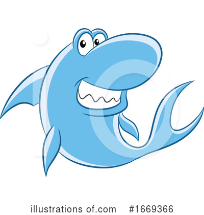 Royalty-Free (RF) Shark Clipart Illustration by cidepix - Stock Sample #1669366
