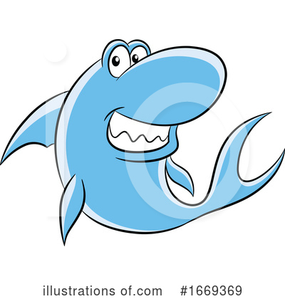 Royalty-Free (RF) Shark Clipart Illustration by cidepix - Stock Sample #1669369