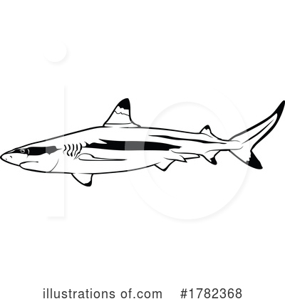 Royalty-Free (RF) Shark Clipart Illustration by dero - Stock Sample #1782368