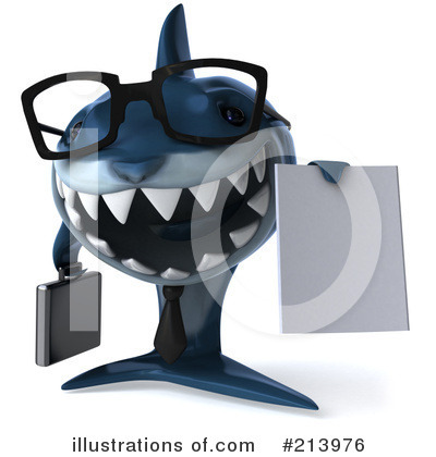 Shark Businessman Clipart #213976 by Julos