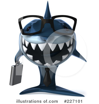 Shark Businessman Clipart #227101 by Julos
