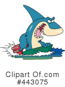 Shark Clipart #443075 by toonaday