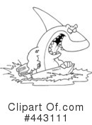 Shark Clipart #443111 by toonaday