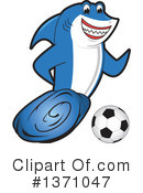 Shark Mascot Clipart #1371047 by Mascot Junction
