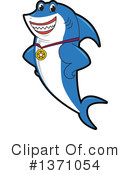 Shark Mascot Clipart #1371054 by Mascot Junction