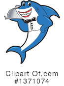 Shark Mascot Clipart #1371074 by Mascot Junction