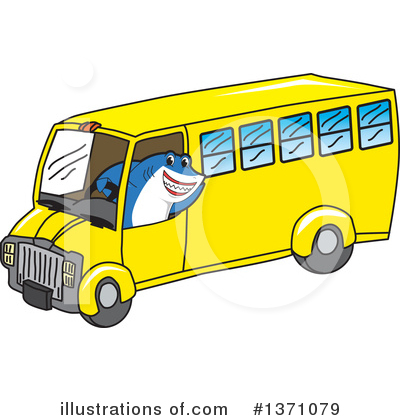 Royalty-Free (RF) Shark Mascot Clipart Illustration by Mascot Junction - Stock Sample #1371079