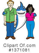 Shark Mascot Clipart #1371081 by Mascot Junction