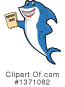 Shark Mascot Clipart #1371082 by Mascot Junction