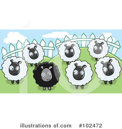 Sheep Clipart #102472 by Cory Thoman