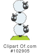 Sheep Clipart #102905 by Cory Thoman