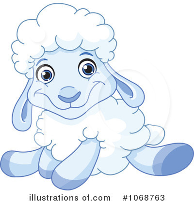 Royalty-Free (RF) Sheep Clipart Illustration by yayayoyo - Stock Sample #1068763
