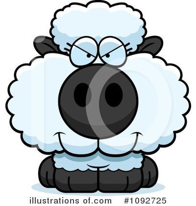 Royalty-Free (RF) Sheep Clipart Illustration by Cory Thoman - Stock Sample #1092725
