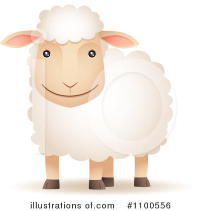 Royalty-Free (RF) Sheep Clipart Illustration by Qiun - Stock Sample #1100556