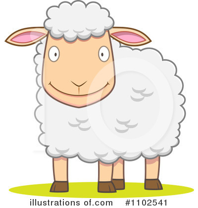 Royalty-Free (RF) Sheep Clipart Illustration by Qiun - Stock Sample #1102541