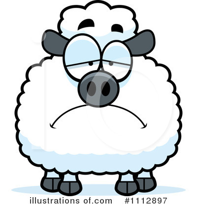 Royalty-Free (RF) Sheep Clipart Illustration by Cory Thoman - Stock Sample #1112897