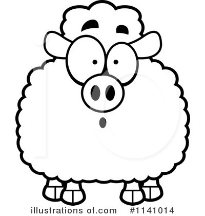Royalty-Free (RF) Sheep Clipart Illustration by Cory Thoman - Stock Sample #1141014
