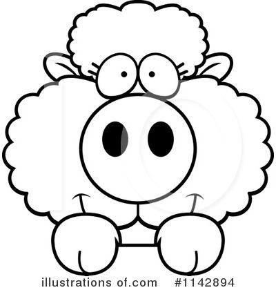 Lamb Clipart #1142894 by Cory Thoman