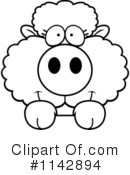 Sheep Clipart #1142894 by Cory Thoman
